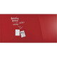 Дошка скляна магнітно-маркерна 2000x1000 червона Magnetoplan Glassboard-Red UA