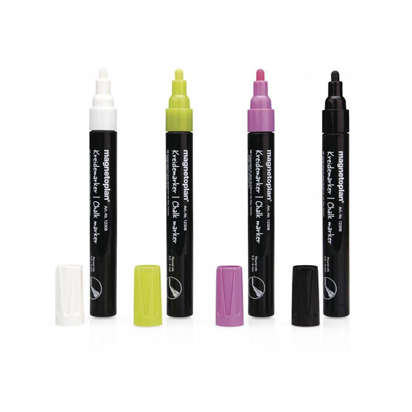 Маркери крейдяні різнокольорові Magnetoplan Chalk Marker Assorted Set UA