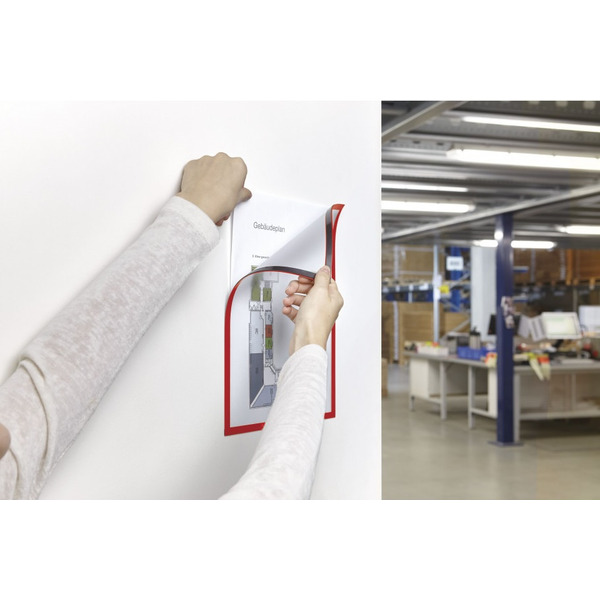 Рамки магнітні A4 червоні Magnetofix Frame Red Set UA