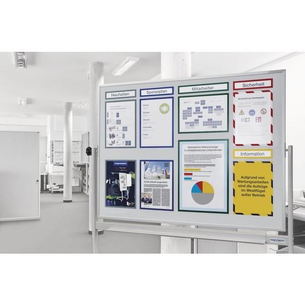 Рамки магнітні A4 червоні Magnetofix Frame Red Set UA