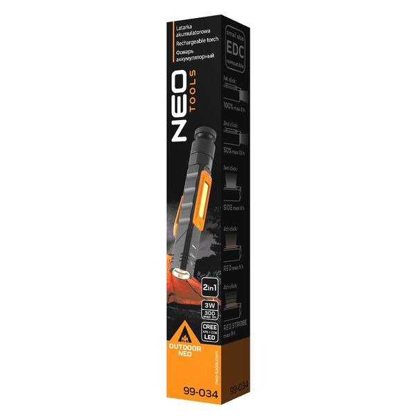 Карманный фонарик Neo Tools NEO 99-034