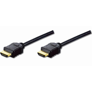 Кабель Digitus HDMI High Speed + Ethernet (AM/AM) 2.0m, Black (AK-330114-020-S)