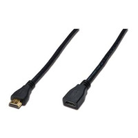 Digitus HDMI High speed + Ethernet (AM/AF) [5.0m, black]