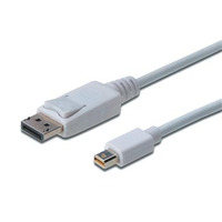 Кабель Digitus miniDisplayPort to DisplayPort (AM/AM) 1.0m, white (AK-340102-010-W)