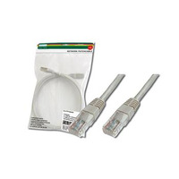 Digitus Патч-корд CAT 5e UTP, 5м, AWG 26/7, серого цвета