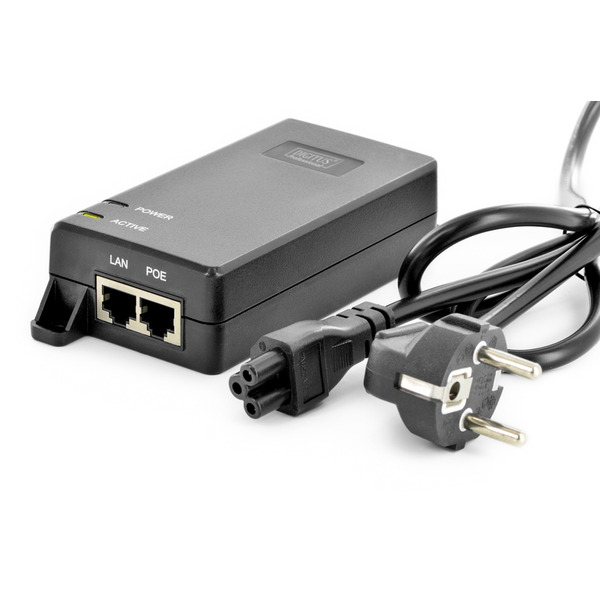 PoE-Інжектор DIGITUS PoE Ultra 802.3at, 10/100/1000 Mbps, Output max. 48V, 60W (DN-95104)
