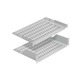 MIRSAN Полка регулируемая 19" 1U 450-540, RAL 7035