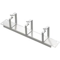MIRSAN Кабельный орг. горизонтальный 10" 1U 3 кольца, RAL 7035