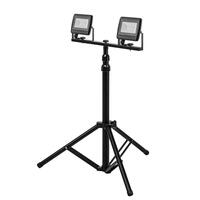 Neo Tools Прожектор, алюминий, 2х30Вт, 5400 лм, SMD LED, кабель 3 м с вилкой, на штативе 1.8 м