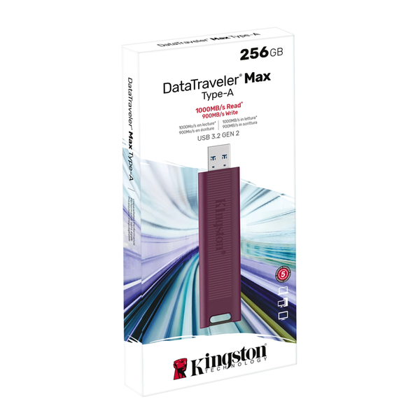 USB-Флешка USB 3.2 256GB Kingston DataTraveler Max Red (DTMAXA/256GB)