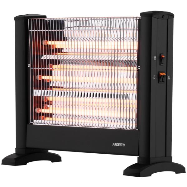 ARDESTO Обогреватель инфракрасный IHS-1650, 1650 Вт, до 15 м2, кварцевый нагрев. элемент, мех.упр-ние, напольный