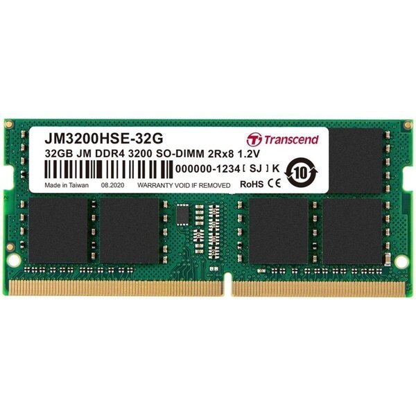 Оперативна пам'ять Transcend DDR4 32GB 3200