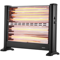 ARDESTO Обогреватель инфракрасный IHS-2800, 2500 Вт, до 28 м2, кварцевый нагрев. элемент, мех. упр-ние, напольный