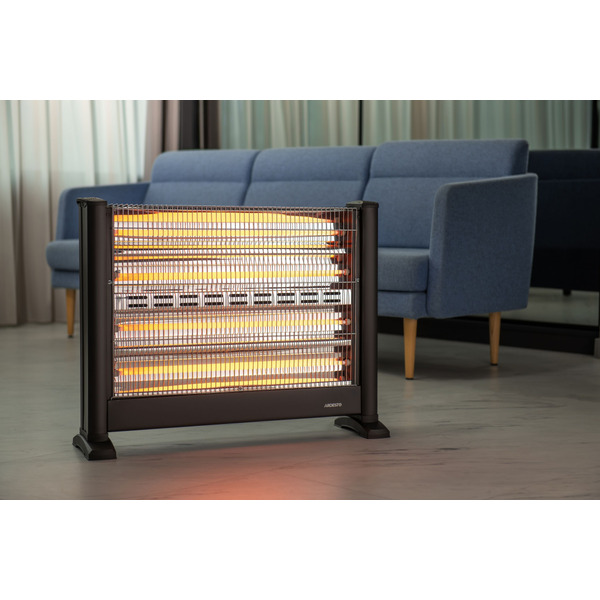 ARDESTO Обогреватель инфракрасный IHS-2800, 2500 Вт, до 28 м2, кварцевый нагрев. элемент, мех. упр-ние, напольный