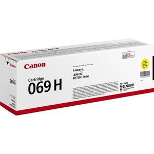 Тонер-картридж Canon 069H MF752Cdw/MF754Cdw/LBP673Cdw Yellow (5095C002)