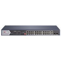DS-3E0528HP-E 24-портовий некерований Hi-PoE комутатор Hikvision