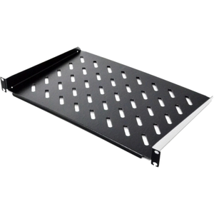Полиця консольна 19" 350мм, чорна 1U