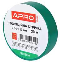 APRO 0.14х17 мм 20 м Изоляционная лента зеленая