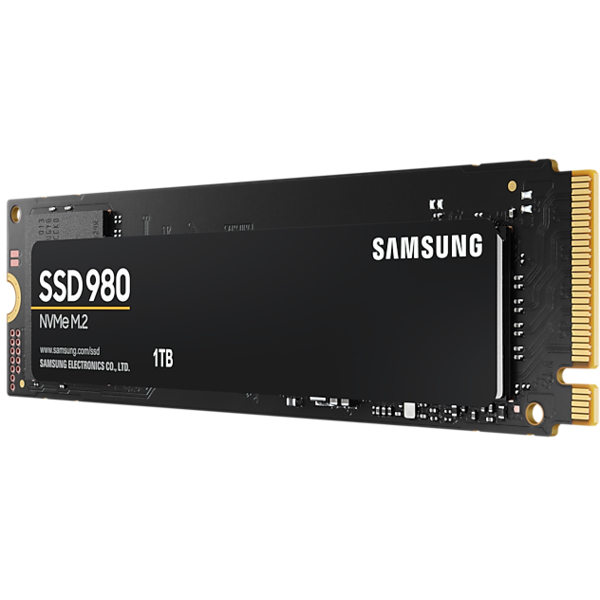 Накопитель SSD  1ТB Samsung 980 M.2 2280 PCIe 3.0 x4 NVMe V-NAND MLC (MZ-V8V1T0BW)