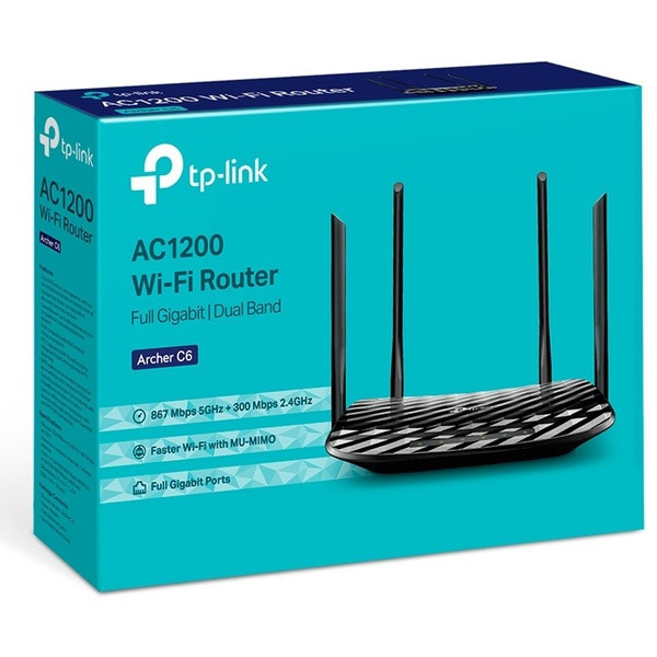 Бездротовий маршрутизатор (роутер) TP-Link Archer C6 V4