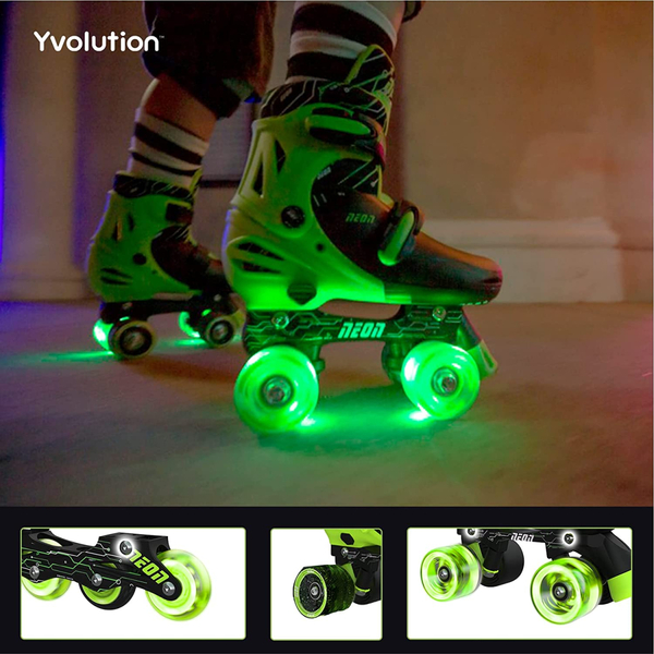 NEON Роликовые коньки Combo Skates Салатовый (Размер 34-37)