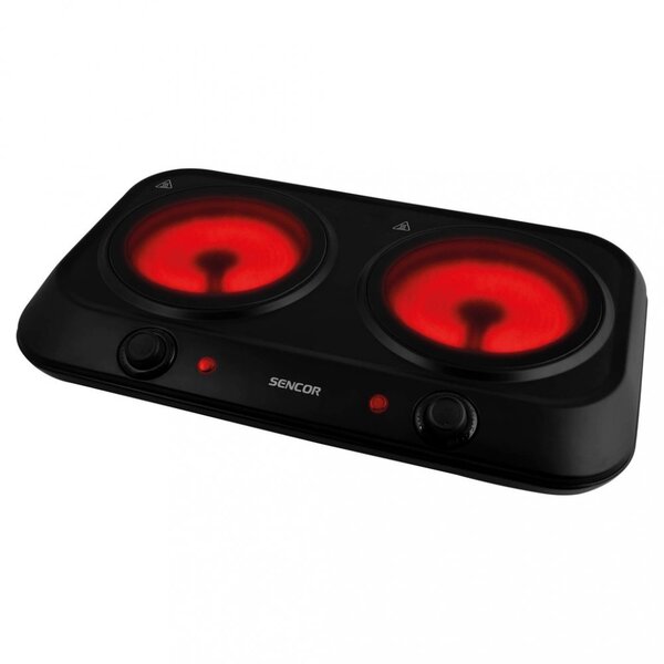 Плита настільна електрична Sencor SCP2263BK Hi - Light чорна