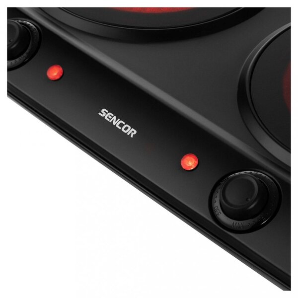 Плита настільна електрична Sencor SCP2263BK Hi - Light чорна