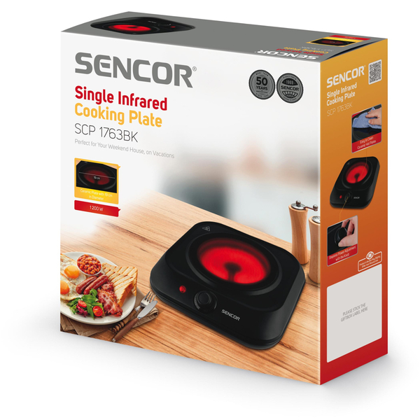 Настільна плита електрична SENCOR SCP1763BK