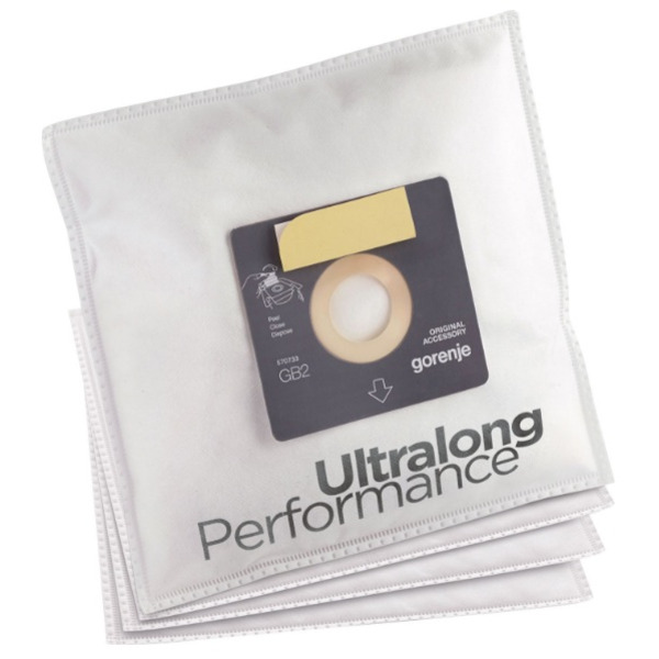 Набір багаторазових мішків для пилососу Gorenje (GB2MBUP)