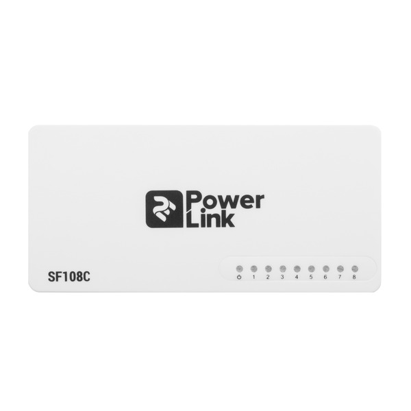 Комутатор 2E PowerLink SF108C (8xFE, некерований)