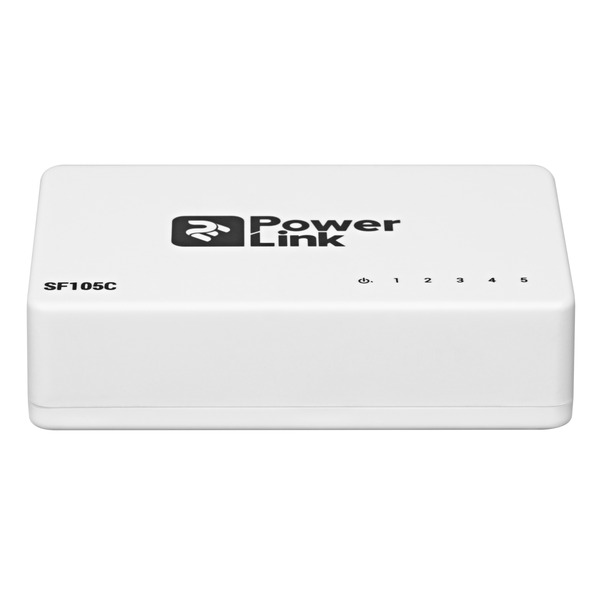 Комутатор 2E PowerLink SF105C 5xFE, некерований, робочий стіл