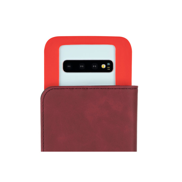 Чохол-книжка 2Е Silk Touch для смартфона 5.5-6" універсальний Carmine Red 2E-UNI-5.5-6-HDST-CRD