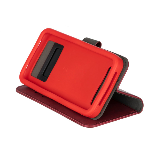 Чохол-книжка 2Е Silk Touch для смартфона 5.5-6" універсальний Carmine Red 2E-UNI-5.5-6-HDST-CRD