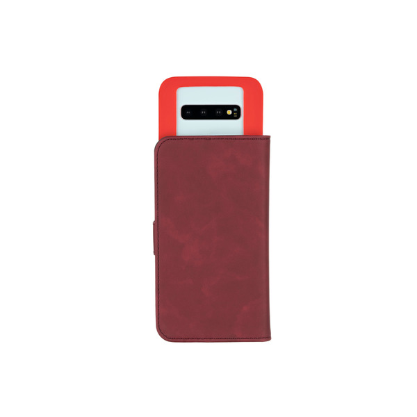 Чохол-книжка 2Е Silk Touch для смартфона 5.5-6" універсальний Carmine Red 2E-UNI-5.5-6-HDST-CRD