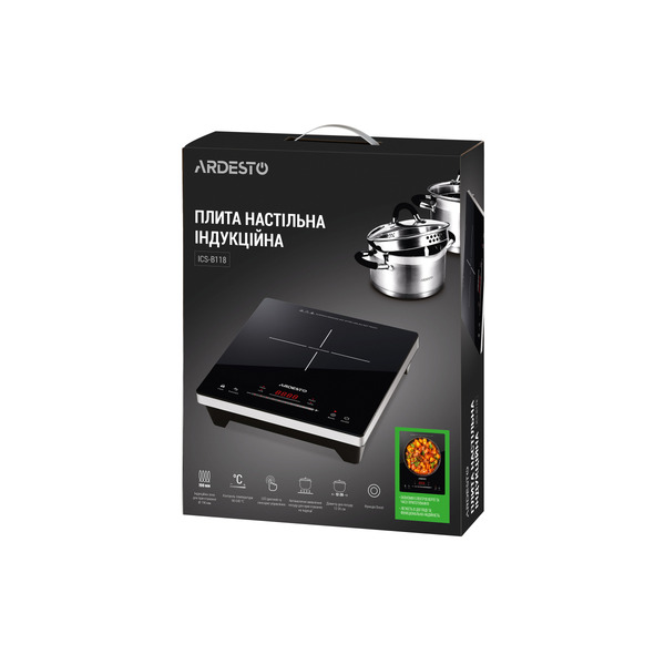 Настільна плита індукційна Ardesto ICS-B118