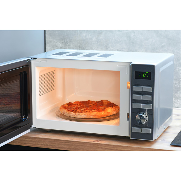 ARDESTO Микроволновая печь, 20л, электр. управл., 700Вт, дисплей, откр.ручкой, серебристый