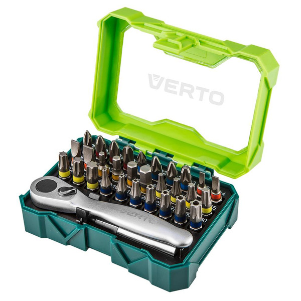 Набір біт з ключем VERTO 32 шт 66H622
