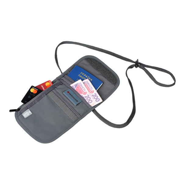 Гаманець Wenger Neck Wallet with RFID pocket сірий (604589)
