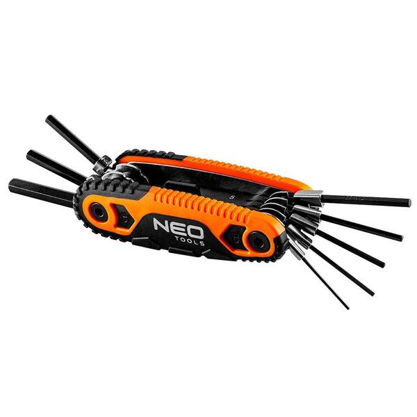 Ключі шестигранні Neo Tools, з утримувачем, 1.5-8мм, набір 8 шт.