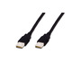 Кабель USB DIGITUS USB 2.0 AM/AM 1.8m, Black (AK-300100-018-S)