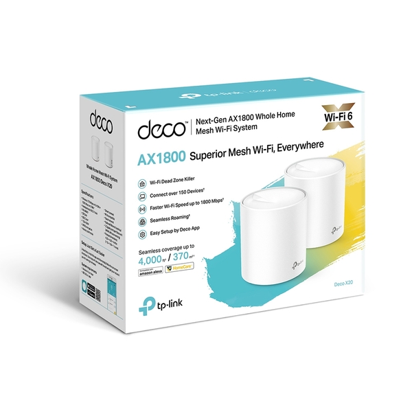 WiFi Mesh система TP-Link Deco X20(2-pack)