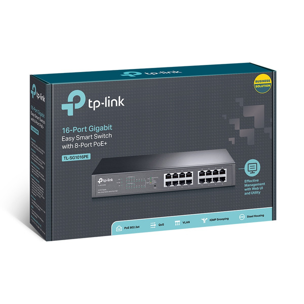 Комутатор TP-Link TL-SG1016PE