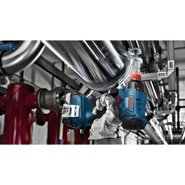 Гайковерт ударний Bosch GDX 180-Li, акумулятор, 2х18 В, 180 Нм, M6-M14, 1.1кг, кейс (06019G5223)