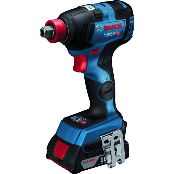Гайковерт ударний Bosch GDX 180-Li, акумулятор, 2х18 В, 180 Нм, M6-M14, 1.1кг, кейс (06019G5223)