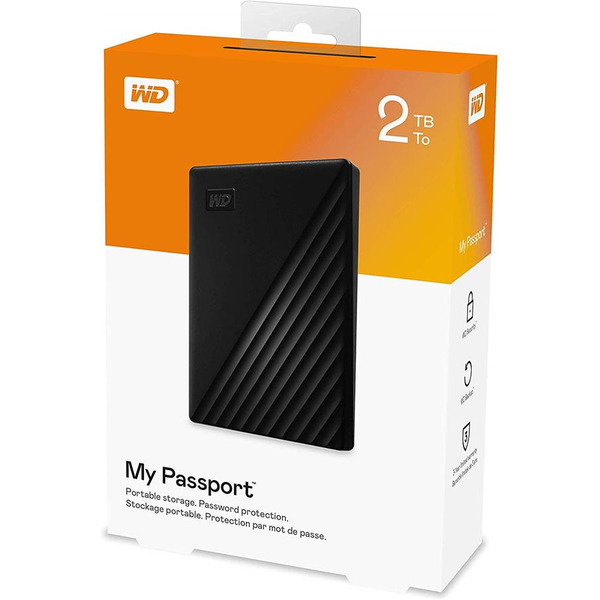 Жорсткий диск WD My Passport Black WDBYVG0020BBK-WESN