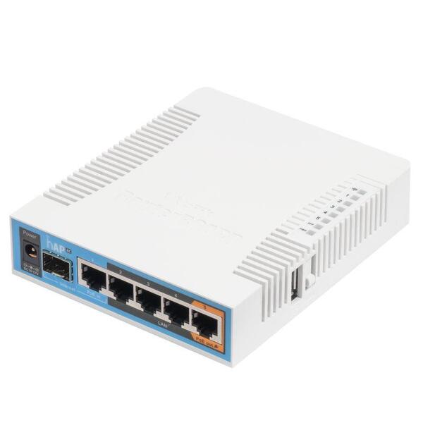Беспроводной маршрутизатор Mikrotik hAP AC (RB962UiGS-5HacT2HnT)