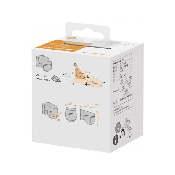 Датчик руху Ledvance 110DEG IP44 WT(4058075244733)