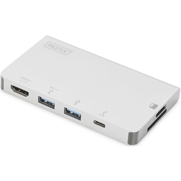 Док-станція для ноутбука Digitus USB-C 6-port Travel Dock (DA-70867)