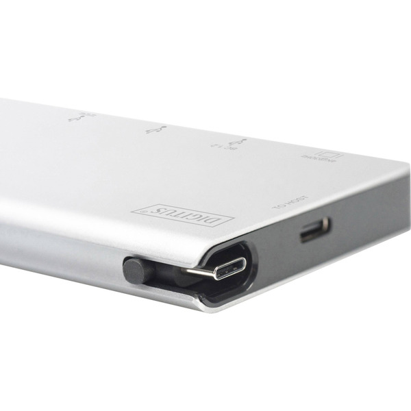 Док-станція для ноутбука Digitus USB-C 6-port Travel Dock (DA-70867)