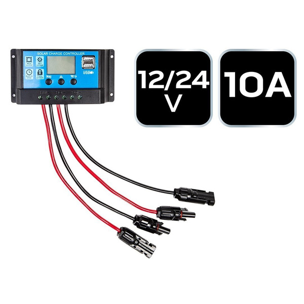 Контролер сонячної панелі Neo Tools 10А,12/24В (90-145)